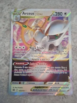 Pokémon Karte Arceus V Astro 123/172 ASTRI LUCENTI MINT BRILLANT STAR Mint Ita - Bild 1 von 3