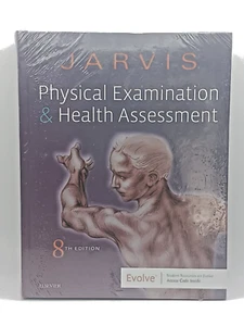 Physical Examination & Health Assessment 8th Edition Caroline Jarvis New Sealed - Foto 1 di 3