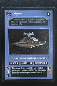 Star Wars CCG Decipher SWCCG ACCUSER Death Star II LP Lightly Played - Picture 1 of 2