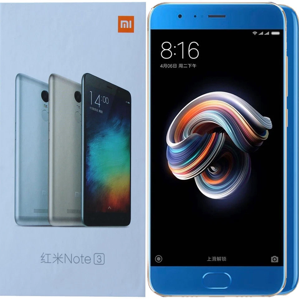 Xiaomi Mi Note 3 4G/LTE Azul 64GB + 6GB SIM DUAL Desbloqueado De Fábrica GSM NUEVO Foto 1 de 3