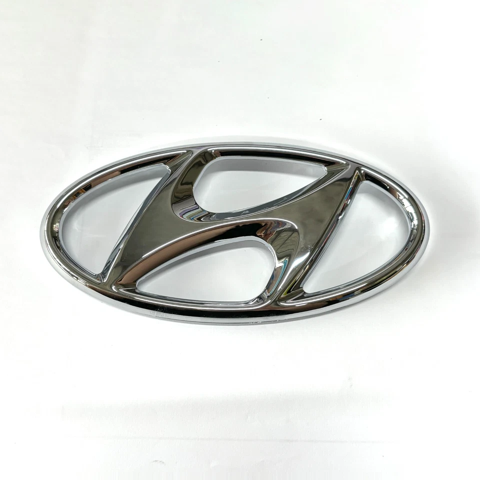 Emblema logotipo H grade capô frontal 1x 863533X000 para 2011 2012 2013 Hyundai Elantra - Imagem 1 de 4