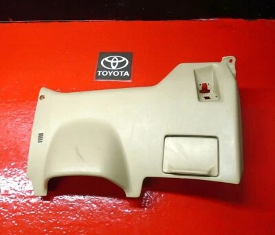 99-03 TOYOTA SOLARA DRIVER SIDE UNDER STEERING WHEEL DASH TRIM COVER PANEL TAN - Image 1 of 4