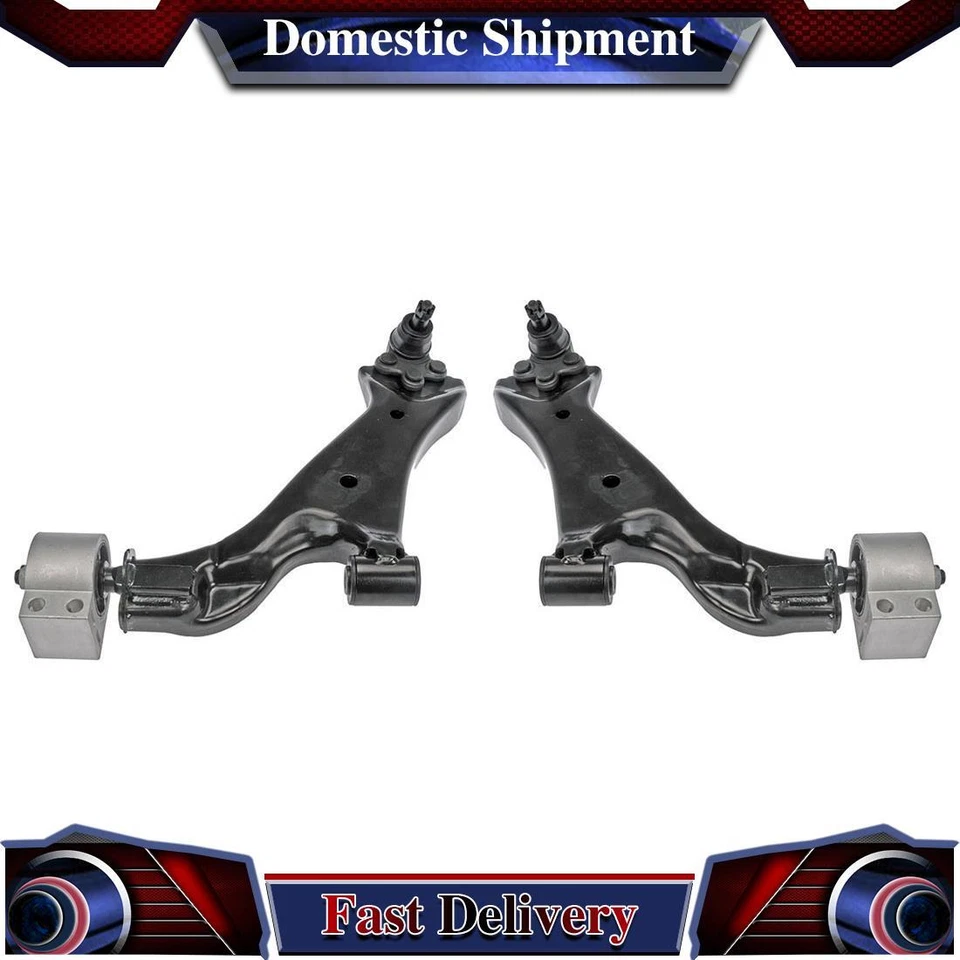 2X Brazo de control inferior delantero con rótula para Chevrolet Equinox 2010-2016 2017 Foto 1 de 4