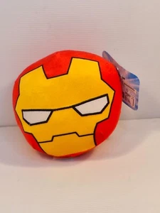 Marvel Iron Man Head Plush 20cm with Tag Cuddly Soft Toy Plush - Picture 1 of 9