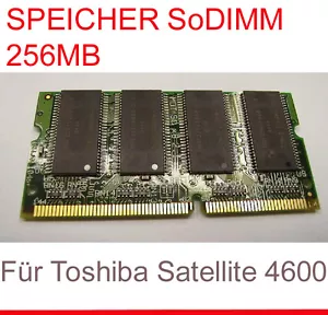 256 MB 256MB Storage so Sdram 144pin For Toshiba Satellite 4600 Dell 8200 New - Picture 1 of 1