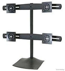Ergotron DS100 Series Quad-Monitor Desk Stand - Steel - Black 33-324-200 - Picture 1 of 1