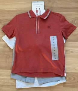 Calvin Klein Jeans  Kids' 3-Piece  Set Red, Size 3T - Picture 1 of 5
