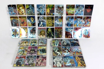 1994 Lady Death Series 1 Complete 1-100 Chromium Base Card Set in Pages Krome - Image 1 of 4