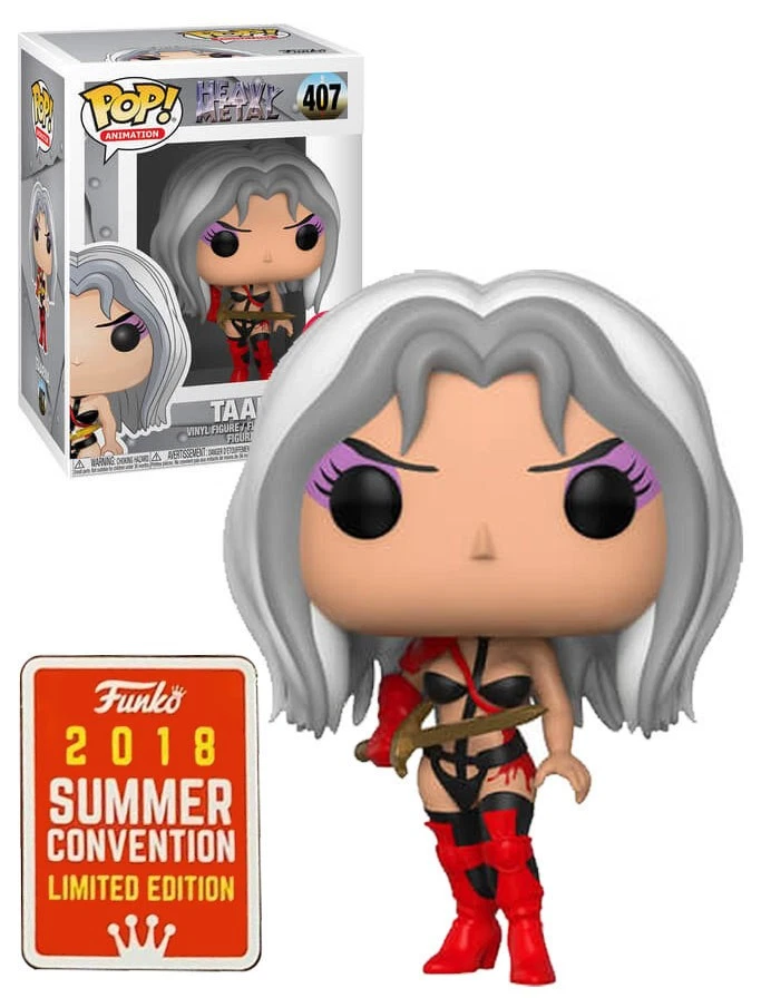 Funko Pop Heavy Metal Taarna 2018 SDCC #407 Vinyl Figure Limited Edition - Imagem 1 de 1