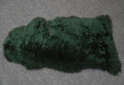 100% Natural sheep Fur Sheep Skin Rug Luxury Throw Silky Warm Floor  Mat 24-A - Image 1 of 4