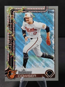 2025 Topps Holiday MegaBox Colton Cowser #H157 Silver Glitter Baltimore Orioles  - Picture 1 of 2