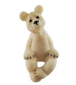 Percy Second Nature Design Quarry Critters Polar Bear Edge Sitter Friendly 2001 - Picture 1 of 9