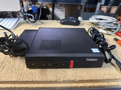 Lenovo ThinkCentre M920x Tiny Desktop i5-8500 12GB RAM 1TB HDD WiFi & Power - Image 1 of 4