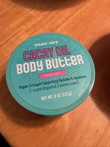 Trader Joe's Cacay Oil Body Butter Dragonfruit & Jasmine Scent 8 Oz. New Sealed - Picture 1 of 1