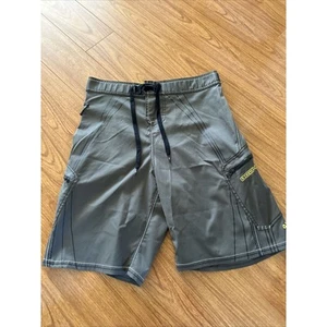 BODY GLOVE VAPOR BOARD Swim SHORTS Shorts Mens Size 32 Army Green w/ Board Comb - Picture 1 of 13