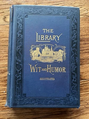 The Library Of Wit And Humor Vol IV (4) Antique 1893 Hardback HB Foto 1 de 4