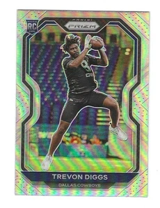 2020 PANINI PRIZM SILVER PRIZM #335 TREVON DIGGS ROOKIE PARALLEL FOOTBALL CARD - Picture 1 of 2