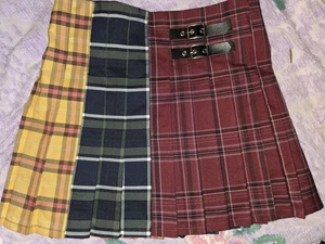 No Boundaries Plaid Skirt Size L 11-13 NWT - Picture 1 of 4