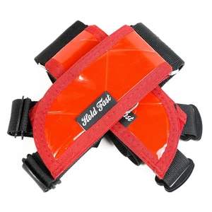 Cinghie pedali Hold Fast FRS pista ingranaggio fisso bici BMX misura standard hi-liter rosso - Foto 1 di 1