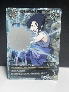 Tarjeta promocional Naruto TCG Sasuke Uchiha lámina artística completa PR-068 MP - Imagen 1 de 16