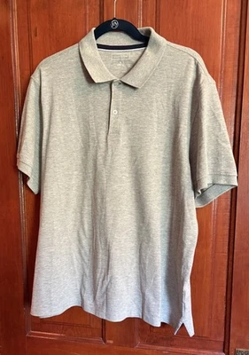 Club Room Men's Short-Sleeve Button Top Polo Shirt, Gray,  Size XL - Image 1 of 4