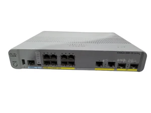 Cisco WS-C3560CX-8PC-S V01, 8-Port Gigabit PoE+ 240W Silent Switch, 2x SFP ! - Picture 1 of 6