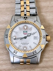 TAG Heuer Profesjonalny zegarek Automatyczny męski srebrny tarcza Swiss Made 955.713K-2 - Zdjęcie 1 z 3