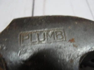 Strumento vintage PLUMB testa di martello artiglio curvo ottagonale campana faccia falegname strumento - Foto 1 di 8