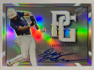 2021 LEAF PERFECT GAME JAYSON JONES REFRACTOR AUTO 15/25