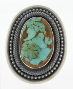8,75 - Hochwertiger natürlicher Royston Türkis Ring von Ernest Roy Begay - Bild 1 von 4