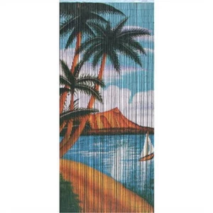 Bamboo54 5265 Palm Beach Serenity Scene Curtain - Picture 1 of 1