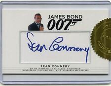 James Bond Archives 2017 Final Edition Cut Autograph Sean Connery As James Bond