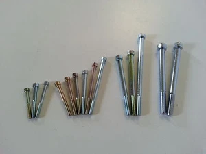 VIS TETE H M9 120 MM ZINGUEE DEGAZEE DECOLLETEE LOT DE 2 PIECES - Afbeelding 1 van 1
