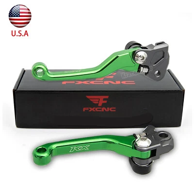 For Kawasaki KX80 KX100 1994 1995 1996 CNC Pivot Dirt Bike Clutch Brake Levers Foto 1 de 4