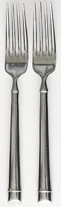 Juego de 2 horquillas de cena de impresión de acero inoxidable Reed & Barton - Imagen 1 de 4