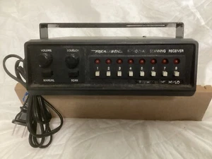 Vintage Realistic Patrolman Pro-45 VHF Hi-Lo Scanner Receiver w Antenna Power On - Zdjęcie 1 z 3