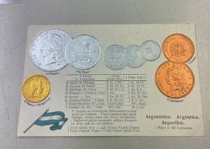 Ansichtskarten mit Münzmotiven Argentinien ungelaufen 31137 - Bild 1 von 1