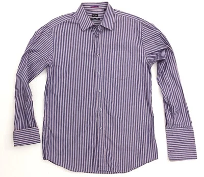 Paul Smith Mens Dress Shirt Classic Fit Blue Red Striped Long Sleeve Italy - Image 1 of 4