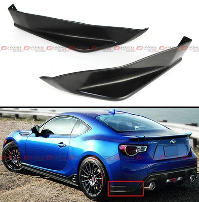 Parachoques trasero Scion FR-S FRS FT GT 86 Sti TS 2013-2017 estilo delantales laterales aerodinámicos Foto 1 de 3