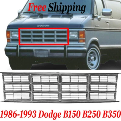 Fits 1986-1993 Dodge B150 B250 B350 Front New Grille Plastic CH1200106 4249586 Foto 1 de 4