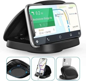 iPhone & Android Mobile Phone Holder Hands Free Washable Dashboard Mount iPhone - Photo 1 sur 11