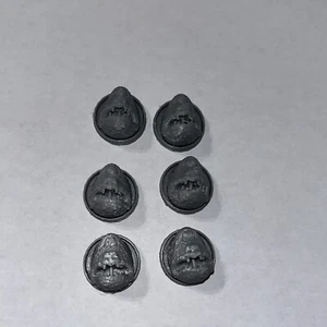 Juego de 6 Gárgolas Jabba El Hutt Trono Boba Fett Star Wars Serie Negra - Imagen 1 de 5