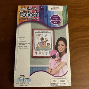 NEW Janlynn "New Beginnings" Birth Record Cross Stitch Kit #999-2002 - Picture 1 of 3