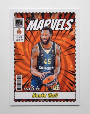 2023-24 Donruss EuroLeague Net Marvels #3 Donta Hall - Image 1 of 2