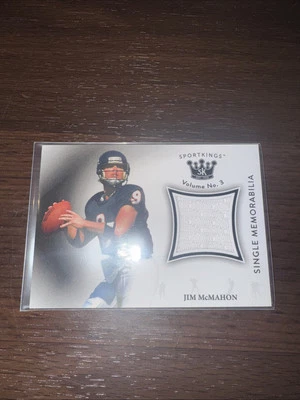2022 Sportkings Volume 3 Single Memorabilia Black Jim McMahon #SM-JM - Image 1 of 2
