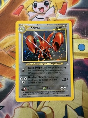 Scizor 10/75 Neo Discovery 2001 Holo Rare WOTC Pokémon Card TCG - NM - Image 1 of 3