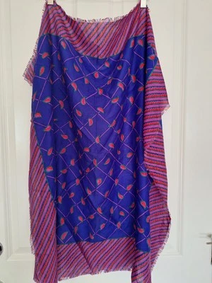 Bufanda de lana y seda multicolor Givenchy Foto 1 de 4