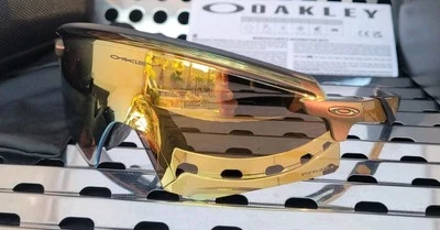 Nuevas gafas de sol Oakley ENCODER 9471-2036 Trans Lt Curry con Prizm 24K Iridio Foto 1 de 4