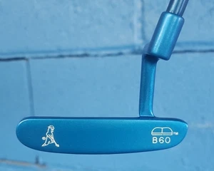 CUSTOM GUN CANDY BLUE PING B60 PUTTER 35" BLUE SHAFT NEW SUPER STROKE GRIP - Picture 1 of 6