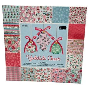Yuletide Cheer 6x6 Papierblock Weihnachten 2025 Sammelalbum 48 Blatt Hobby Lobby Neu - Bild 1 von 18